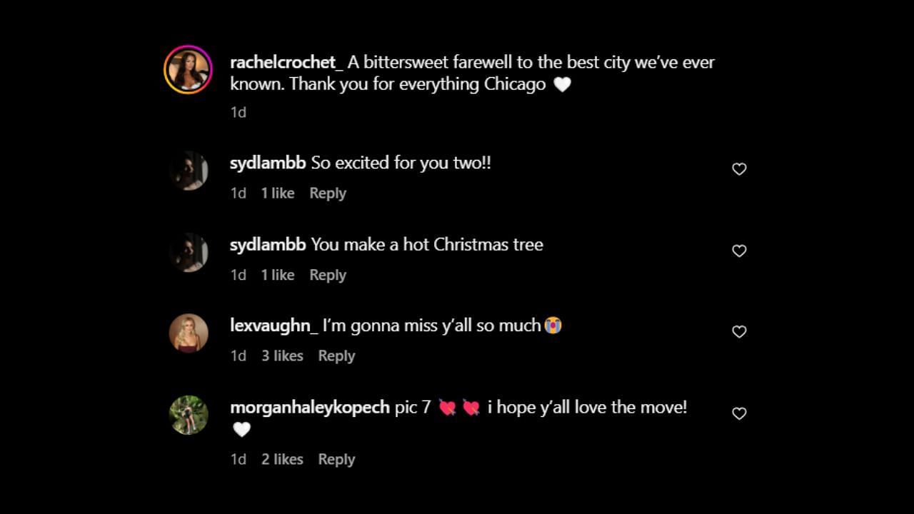 Screenshots of the aforementioned comments from Rachel Crochet&#039;s Instagram post (Images from - Instagram.com/rachelcrochet_)