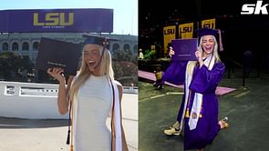 WATCH: Paul Skenes' girlfriend Olivia Dunne celebrates graduation vibes in style with a nod to Post Malone’s viral hit