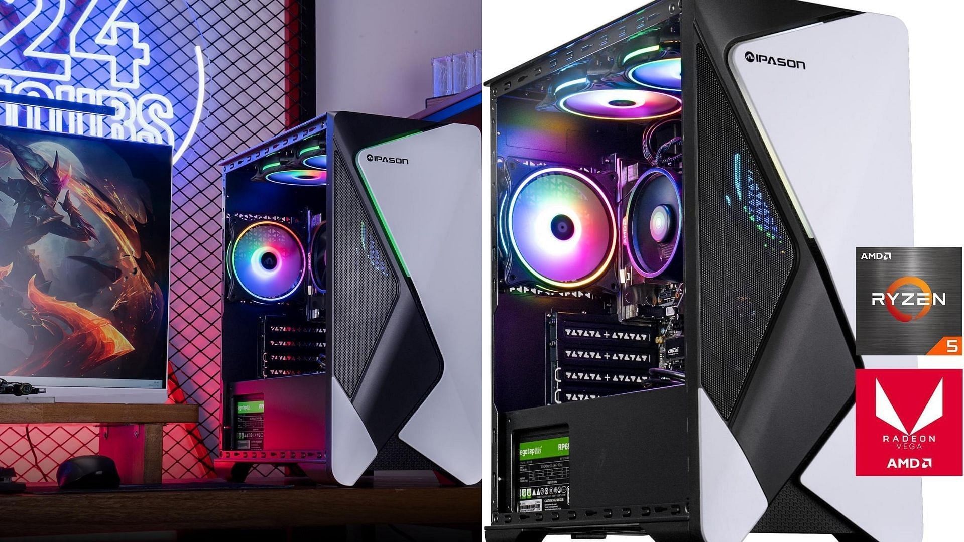 The IPASON Gaming Desktop PC is available for $420 less (Image via IPASON)