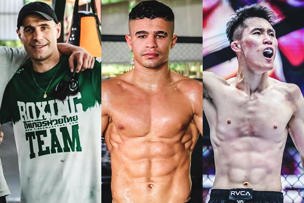 (From left to right) John Hutchinson, Fabricio Andrade, and Kwon Won Il. (Photos from John Hutchinson Instagram, ONE Championship)