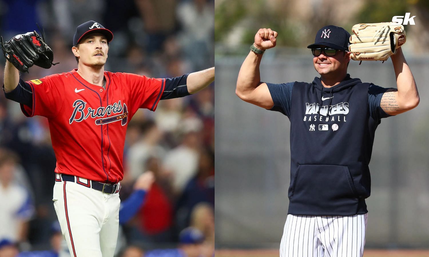 Max Fried (left) and Nick Swisher (right) (Imagn)