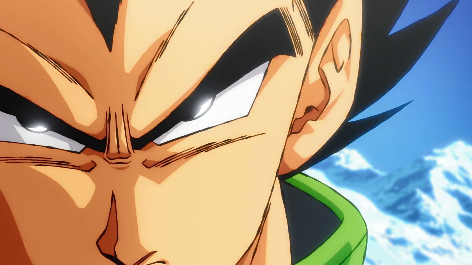 Vegeta as seen in the anime movie (Image via Toei Animation)