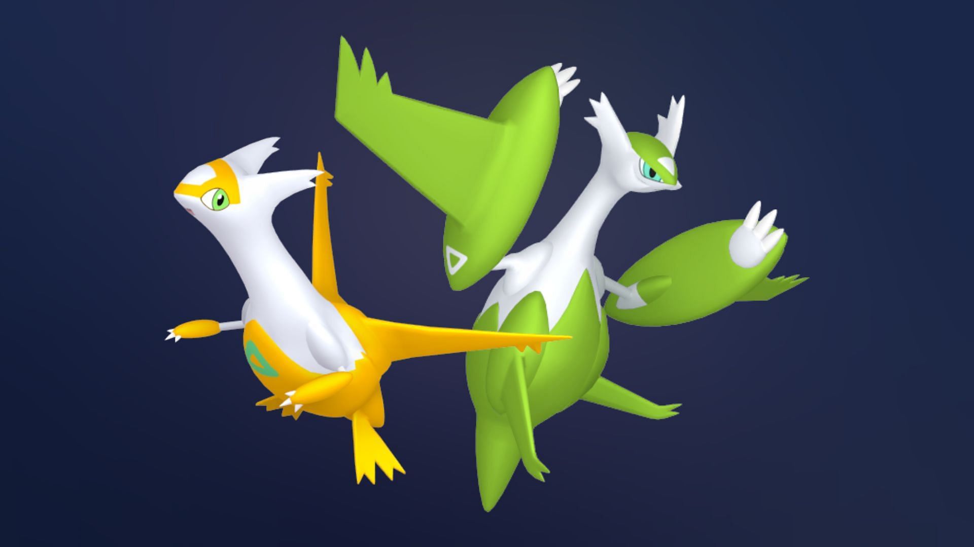 Shiny Latias and Shiny Mega Latias (Image via TPC)