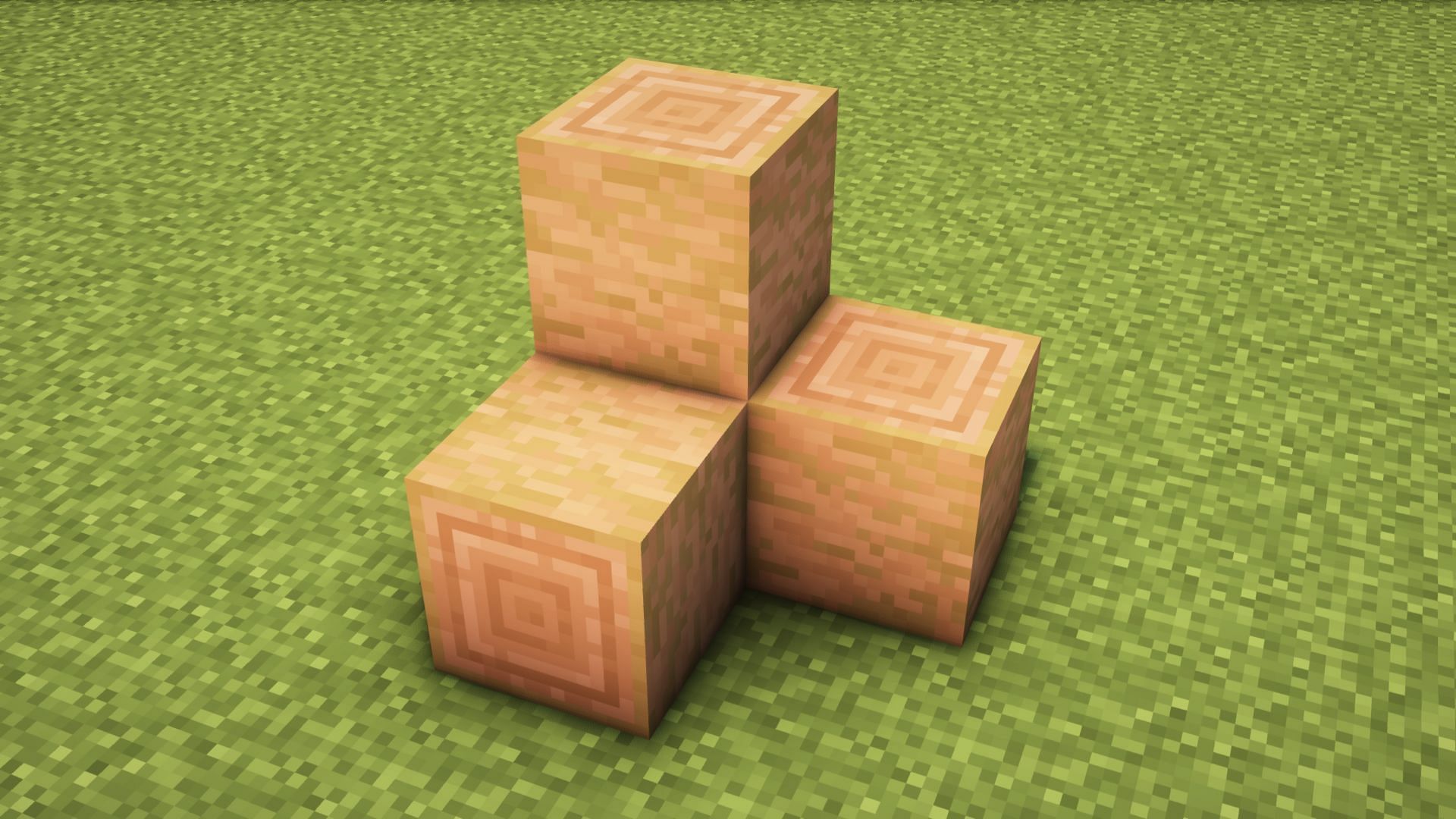 Jungle trees have orangish brown-colored wood (Image via Mojang Studios)