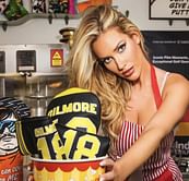 Paige Spiranac poses for golf accessories brand to announce their latest release