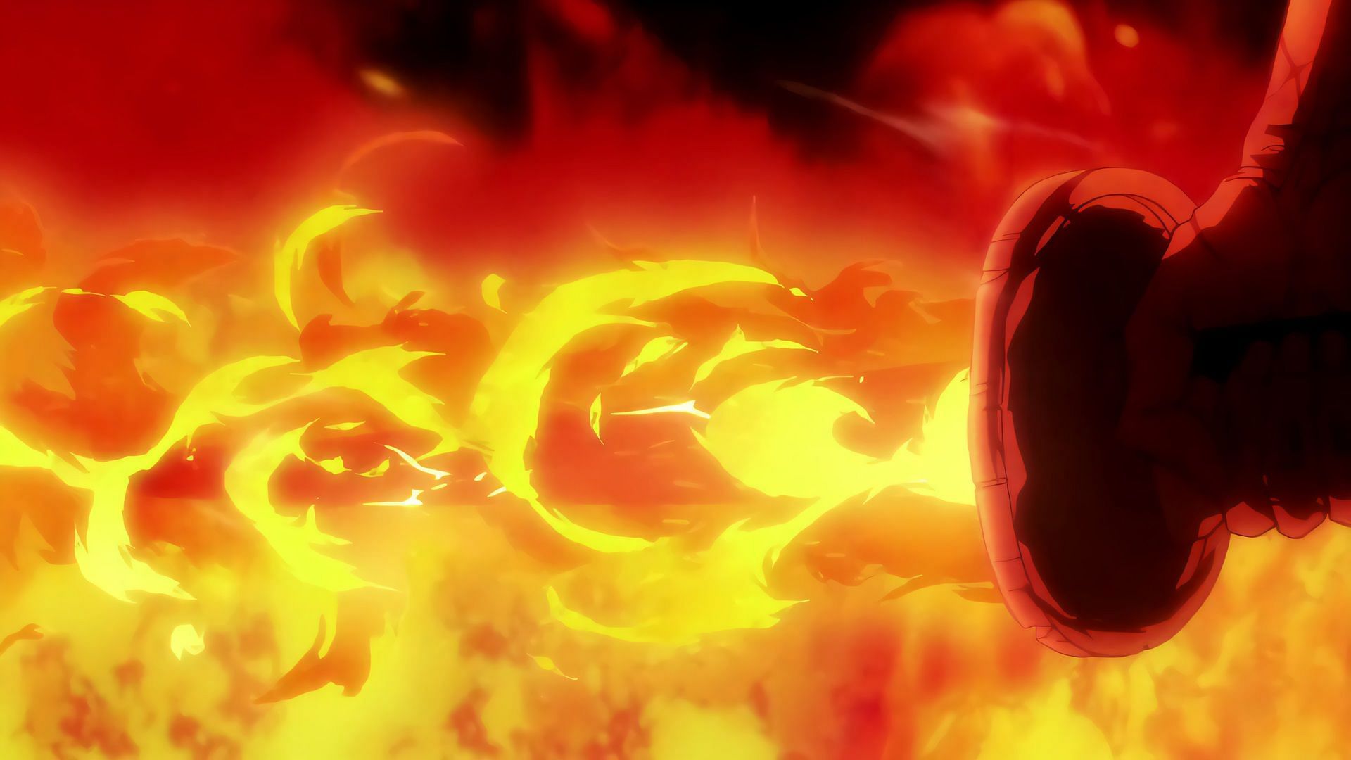 Yamamoto's overwhelming power in Bleach TYBW (Image via Studio Pierrot)