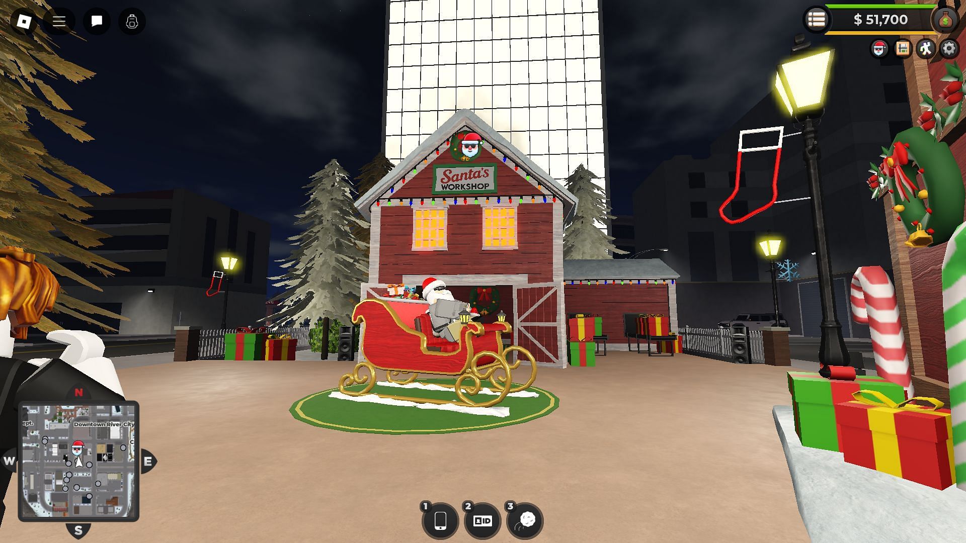 Santa&#039;s Workshop (Image via Roblox)