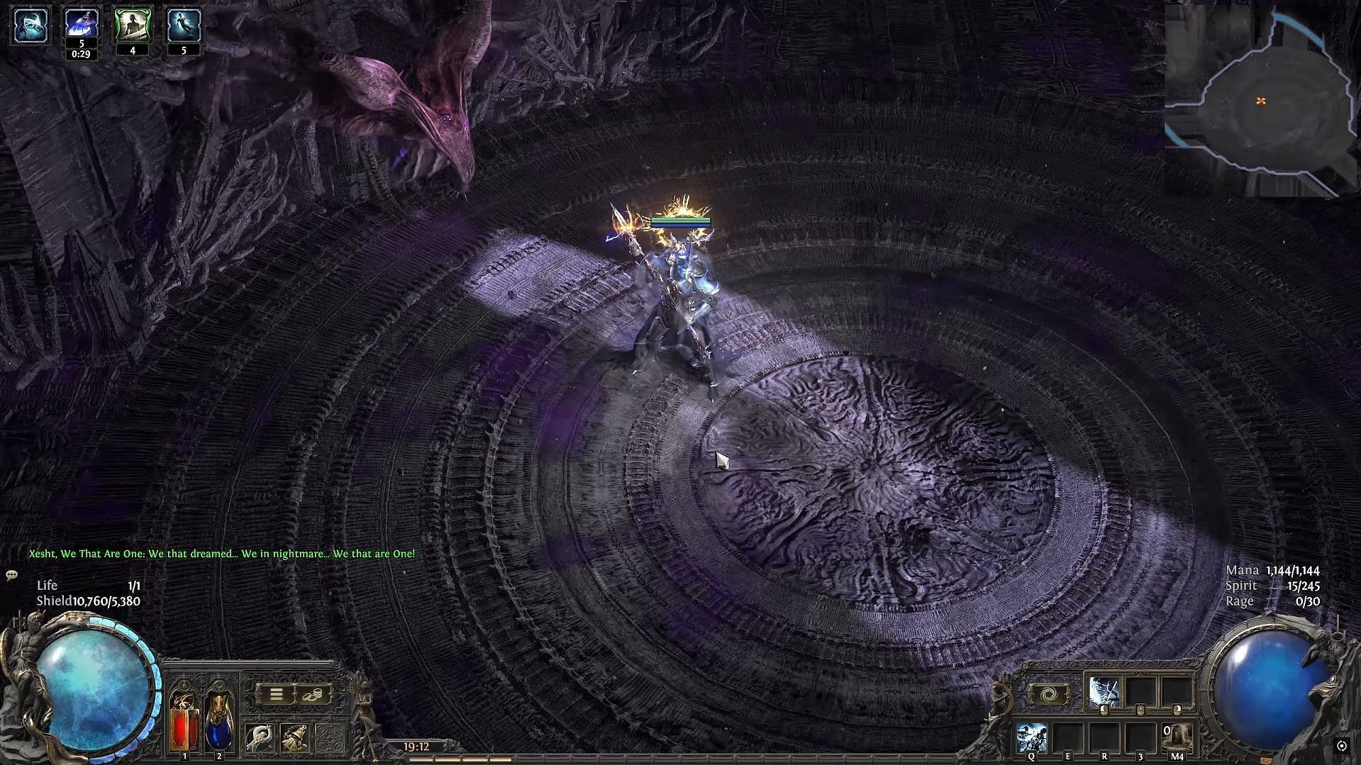 Xesht boss arena in Path of Exile 2 (Image via GGG)