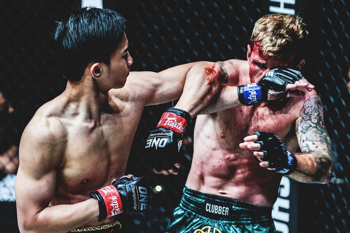 Tawanchai fighting Sean Clancy | Image credit: ONE Championship