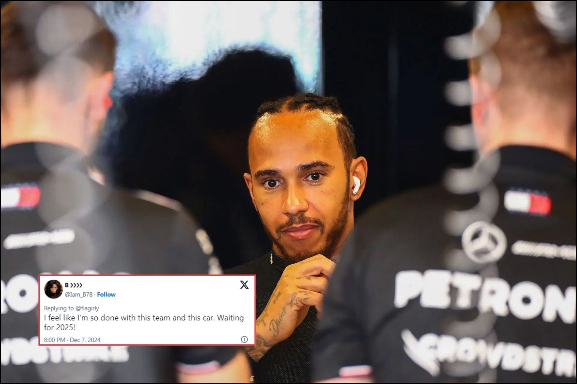 Fans react to Lewis Hamilton