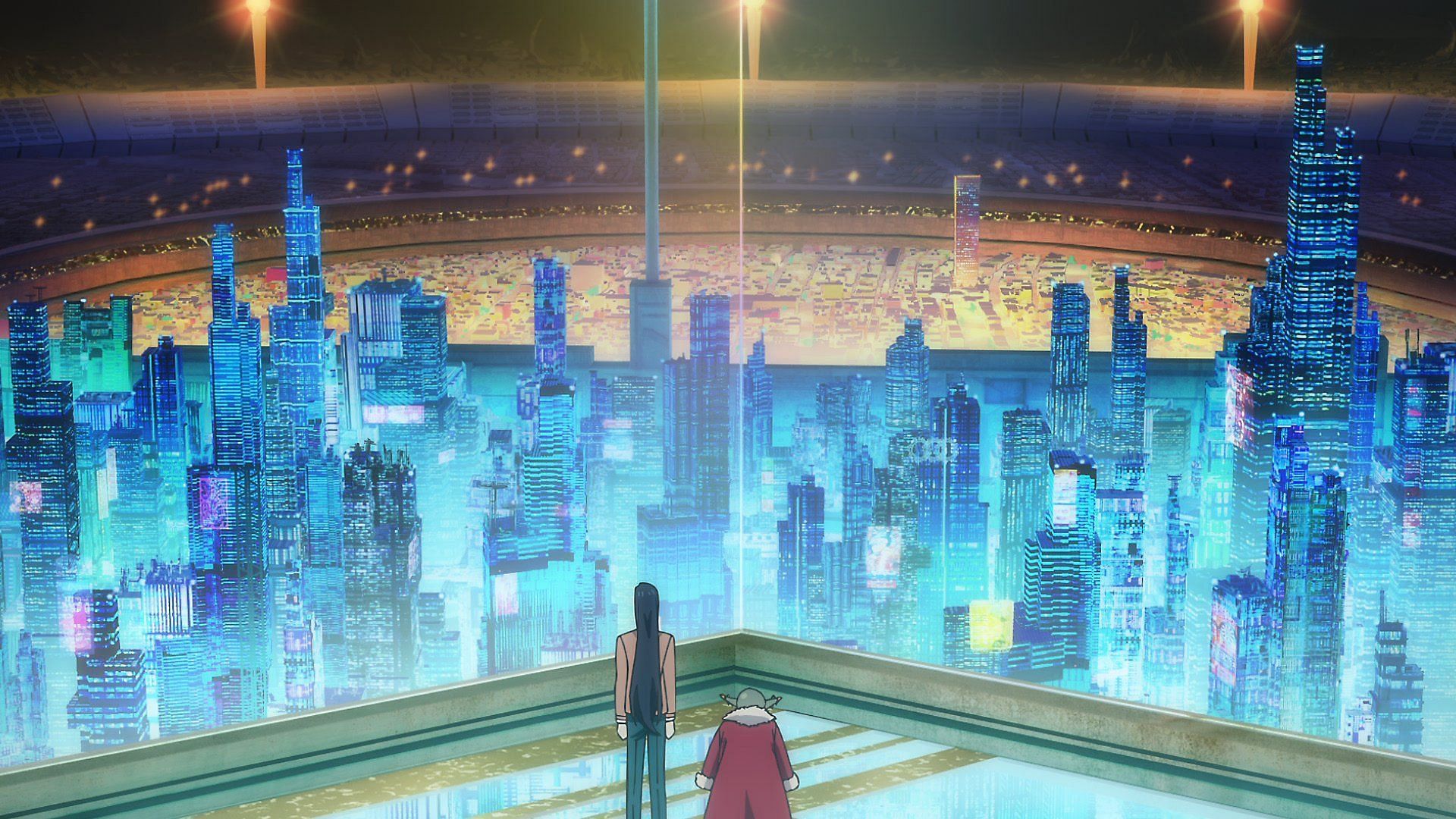 Veltol and Korneah in Akihabara (Image via J.C.Staff)