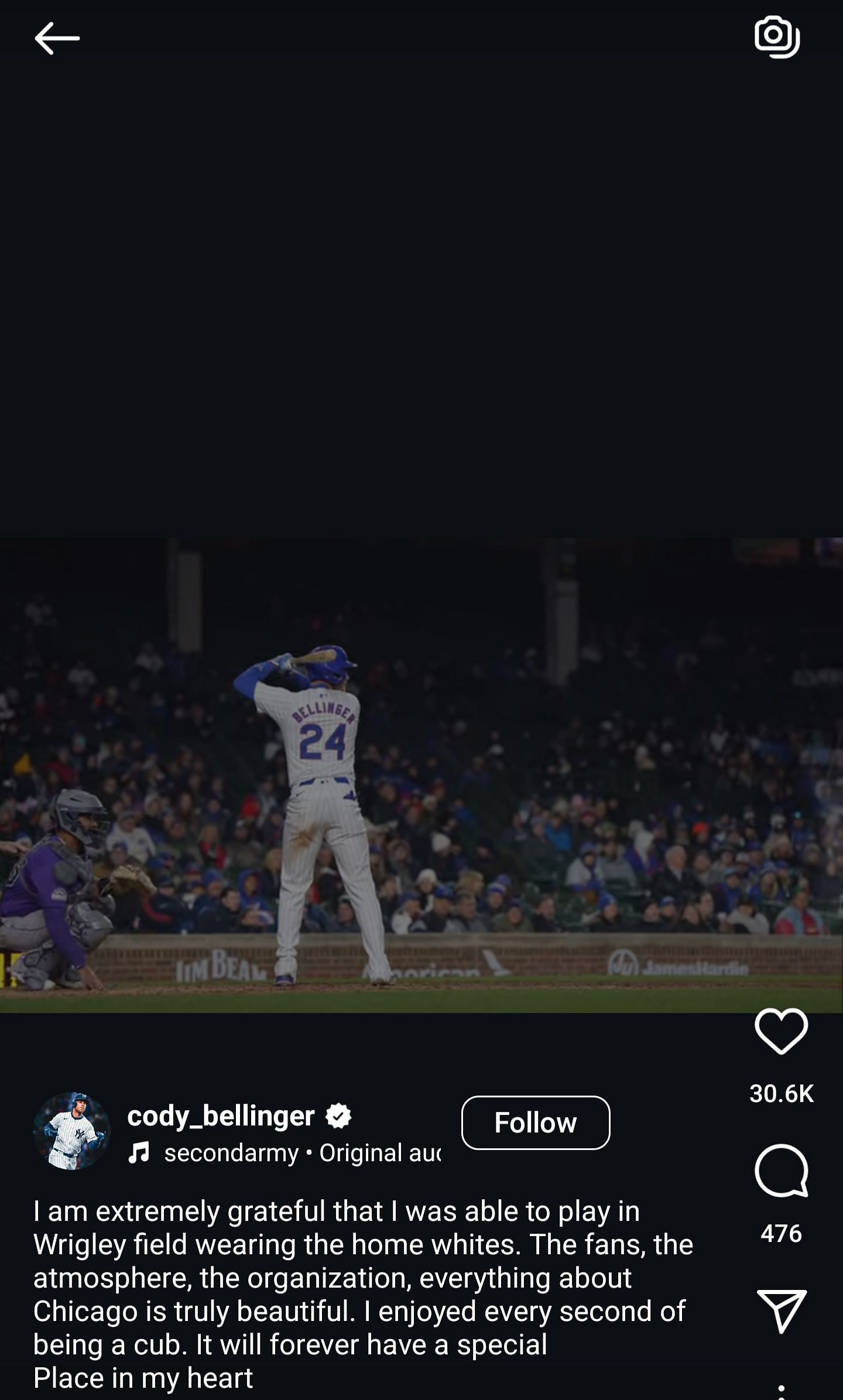 C. Bellinger&#039;s Instagram Reels