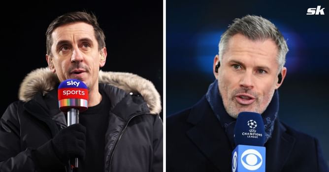 “What games have you watched?” - Jamie Carragher baffled by Gary Neville’s choice as both name Premier League team of the season so far