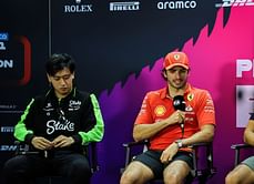 Watch: Carlos Sainz keeps his promise to Guanyu Zhou after losing an interesting bet with the Chinese driver