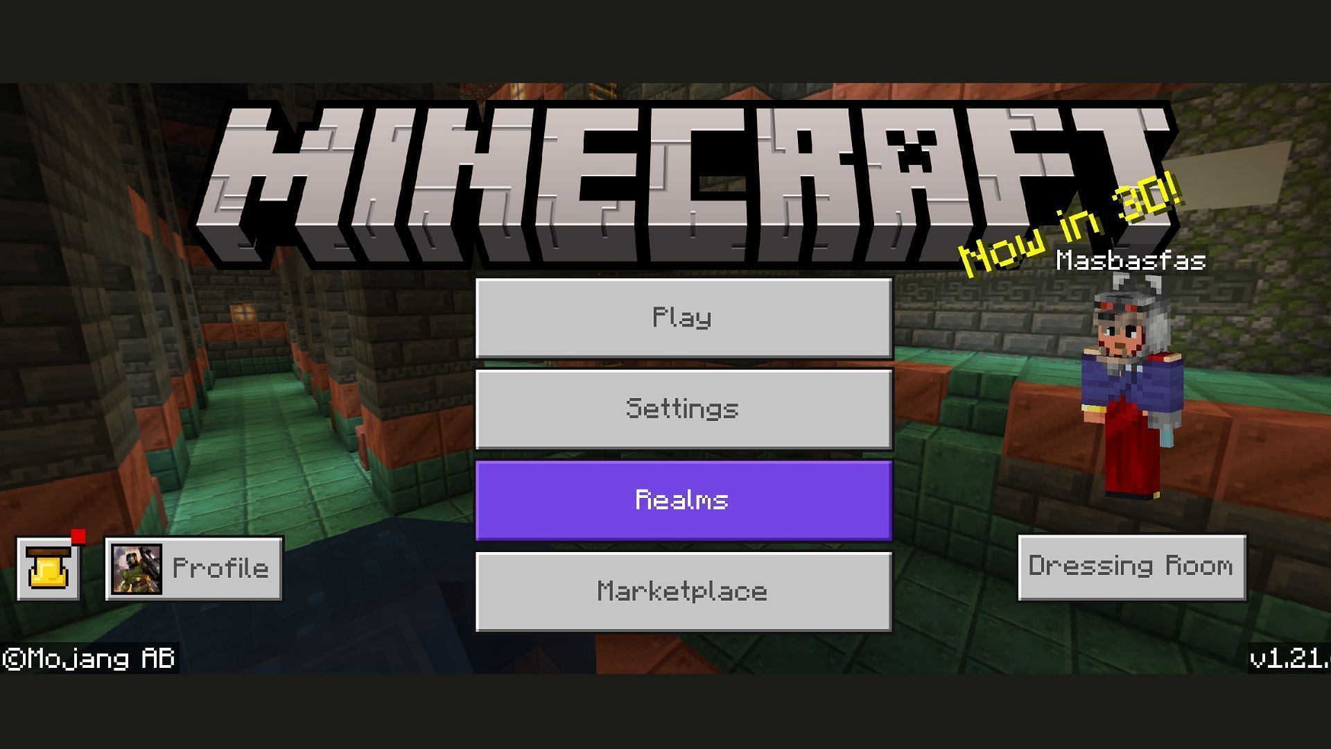 The new update is available for all devices (Image via Mojang Studios)