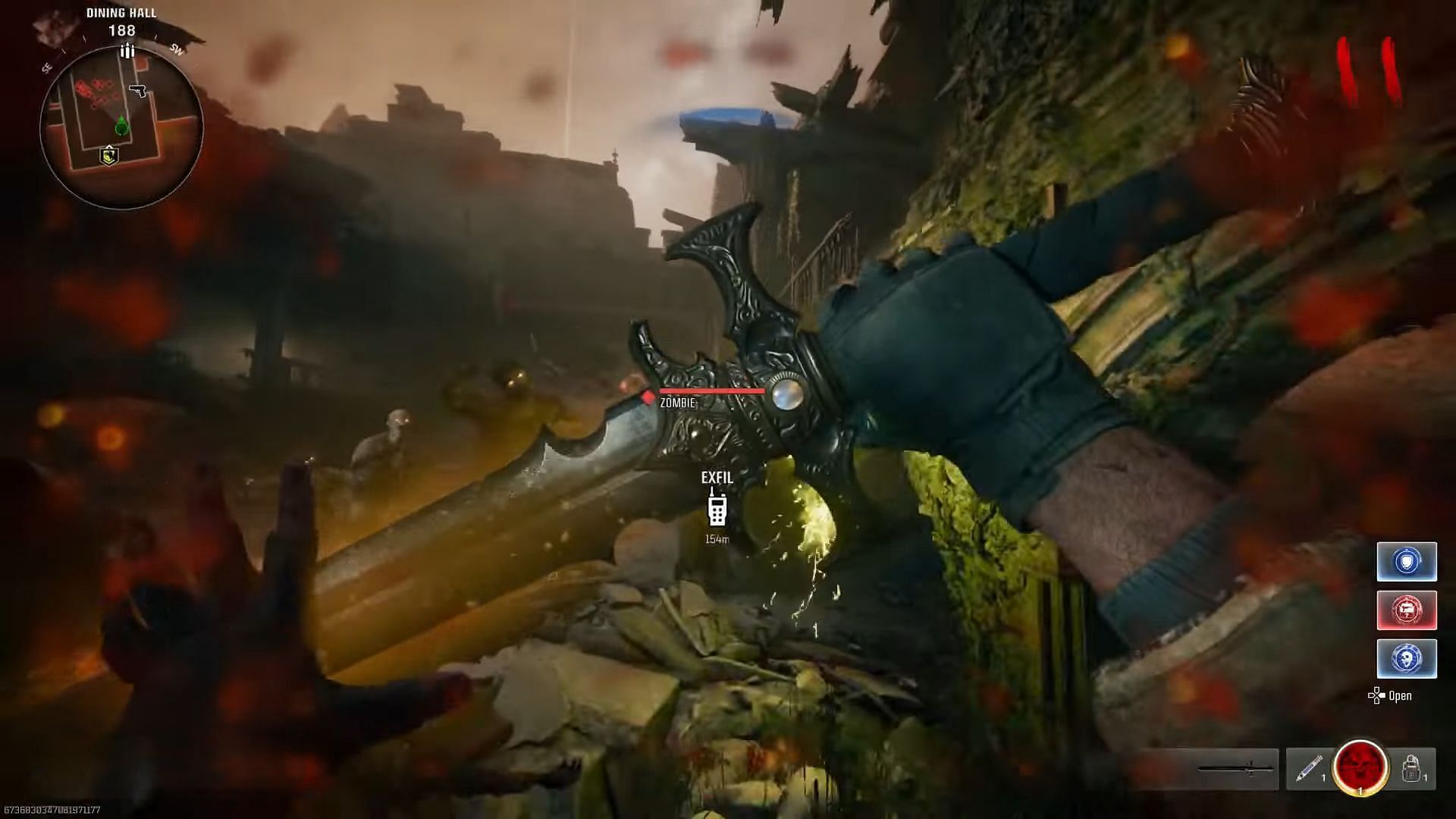 Bastard Sword in Citadelle des Morts in Black Ops 6 Zombies, Bastard Sword in Black Ops 6 Zombies