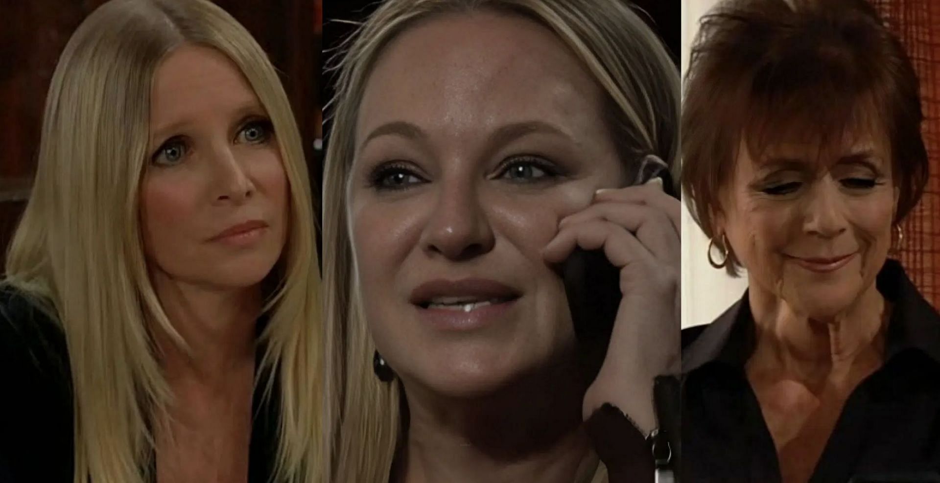 A collage of the characters from the soap opera. (Images via CBS)