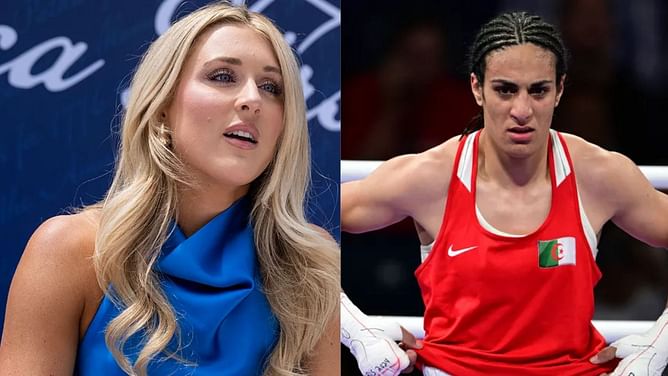 "Why have a woman's award if a man can win it?" - Riley Gaines reacts to Associated Press nominating Imane Khelif for Female Athlete of the Year
