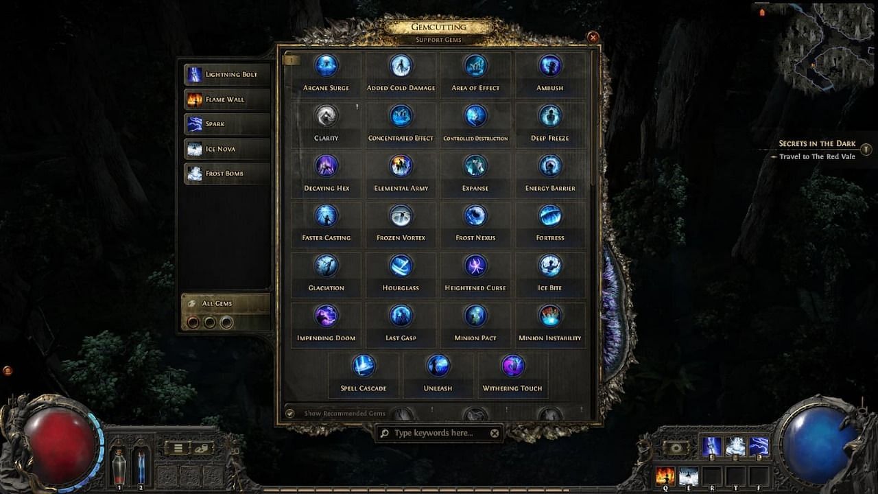 You can unlock numerous Support Gems in Path of Exile 2 (image via Grinding Gear Games)