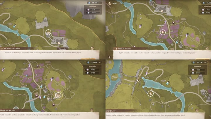 Raging Rocks Infinity Nikki: Miraland Styling Challenge locations