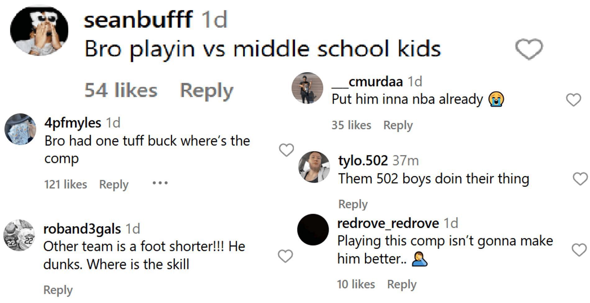 Fans react to Tyran Stokes&#039; performance vs. El Camino Real (Source: Instagram/br_hoops)