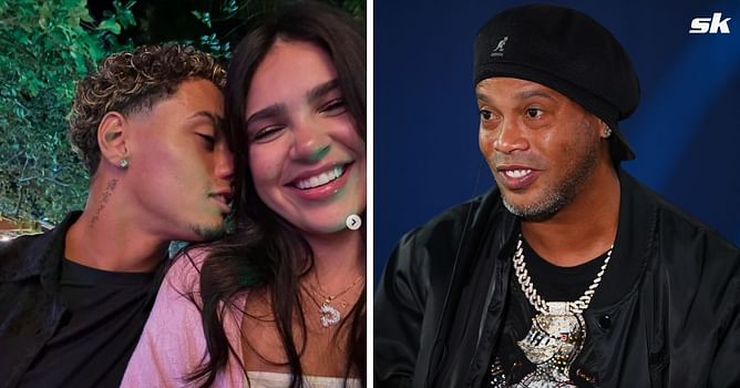 Barcelona and Brazil legend Ronaldinho set to become grandfather as his son Joao Mendes’ girlfriend announces pregnancy