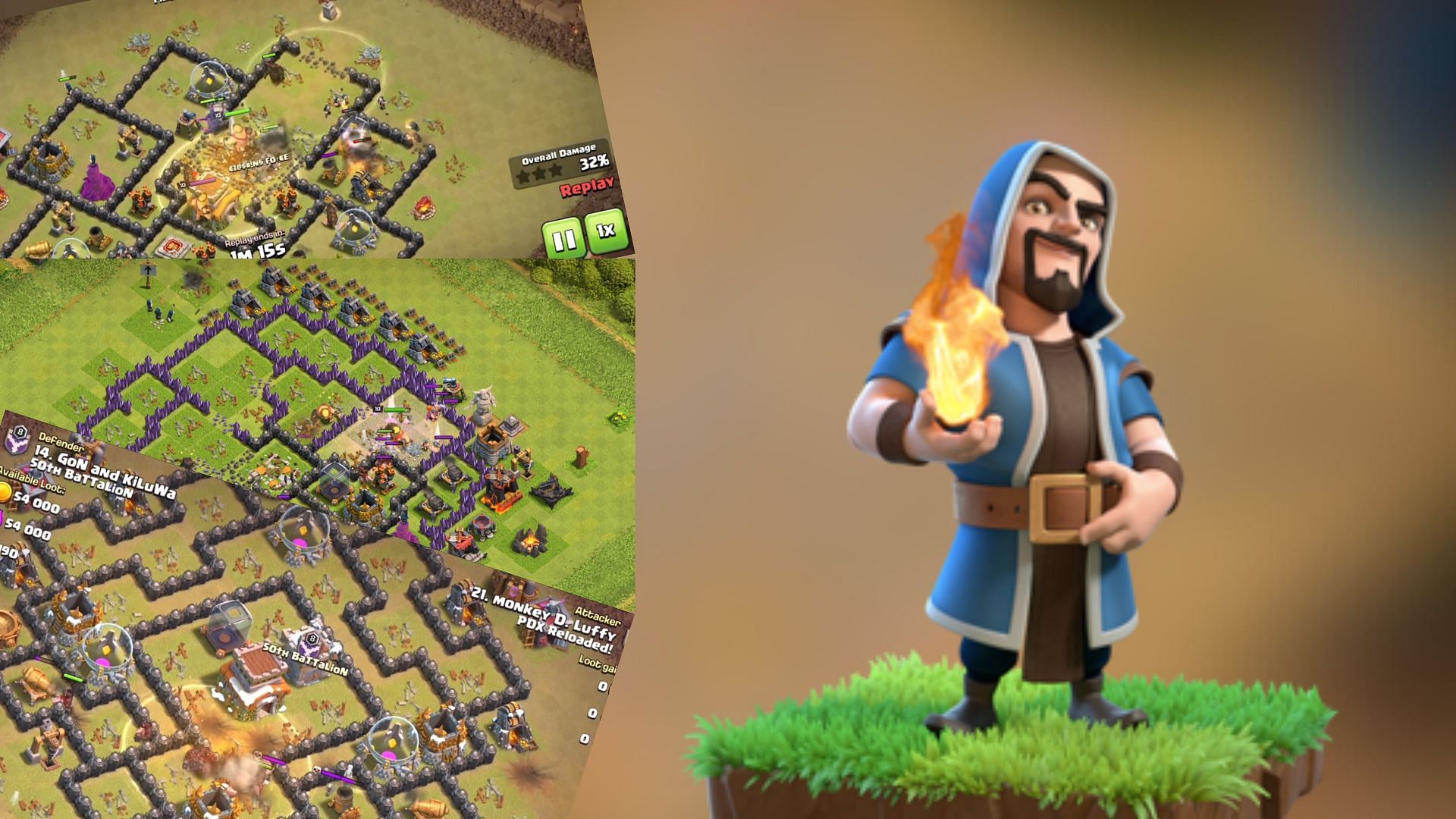 Best Wizard Town Hall 8 attack strategies (Image via SuperCell)