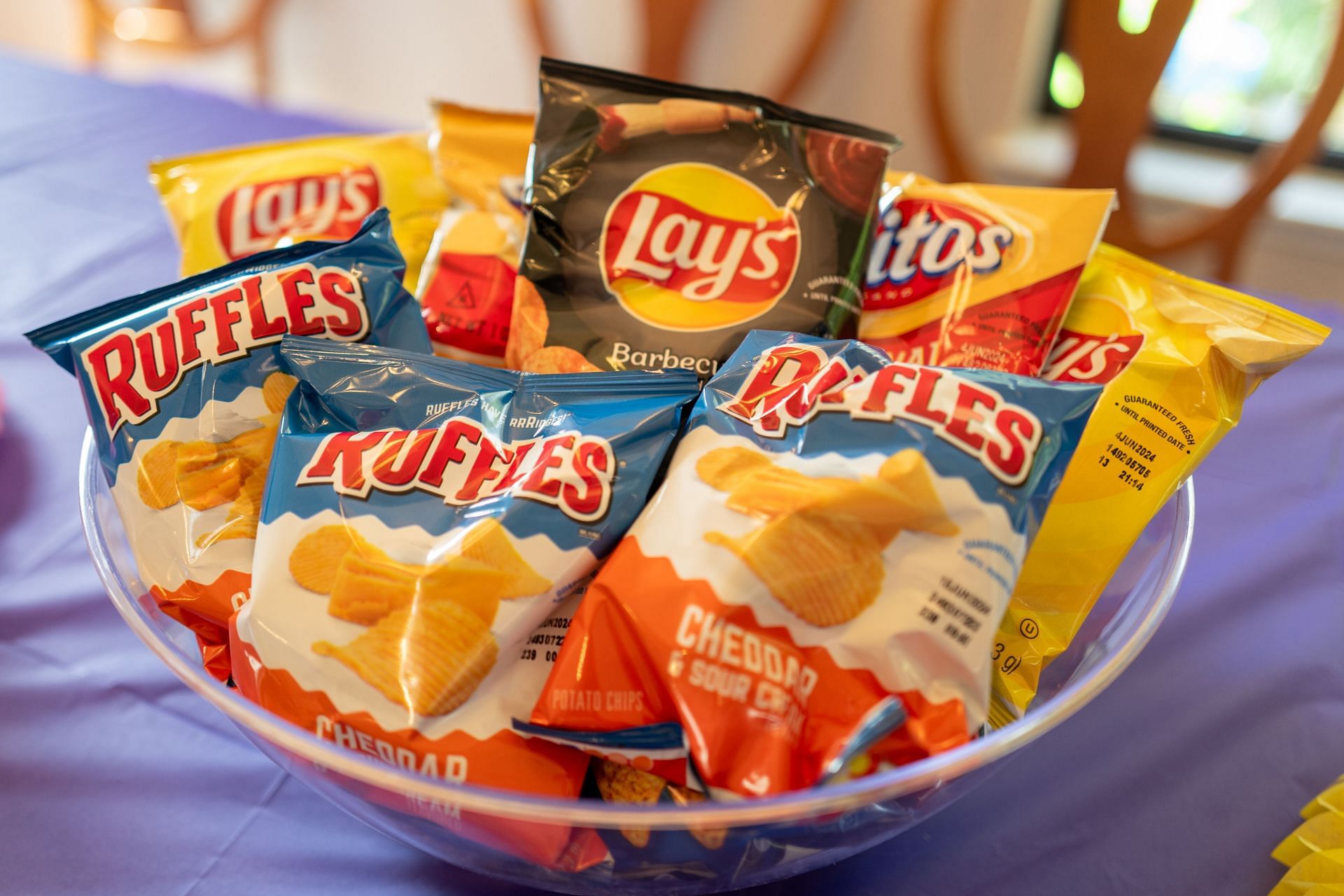 Bags of Frito-Lay products (Image via/Getty)