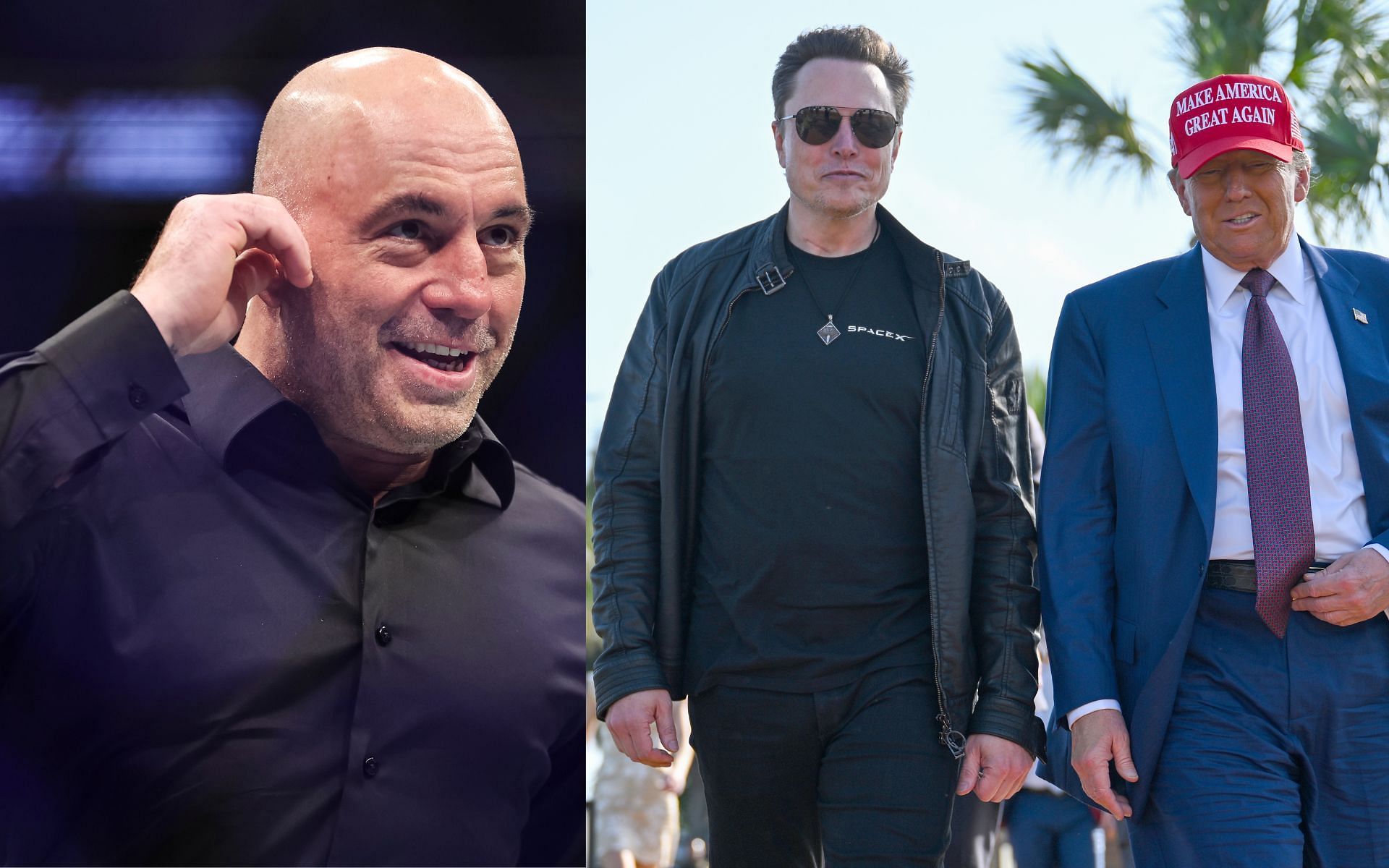 Joe Rogan talks about allegations on Elon Musk and Donald Trump. [Images courtesy: Getty]