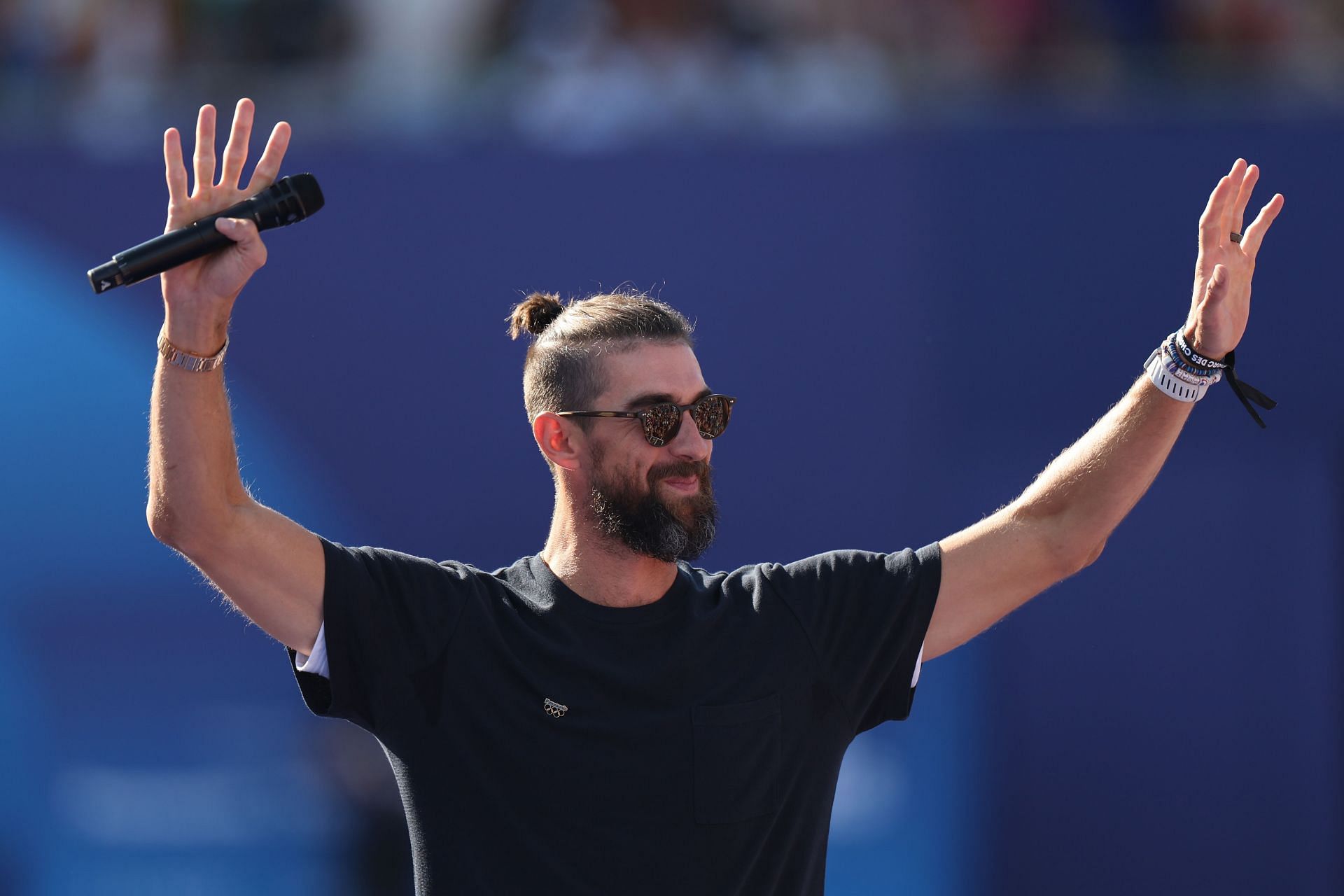 Michael Phelps at the Champions Park - Olympic Games Paris 2024: Day 11 - (Source: Getty)