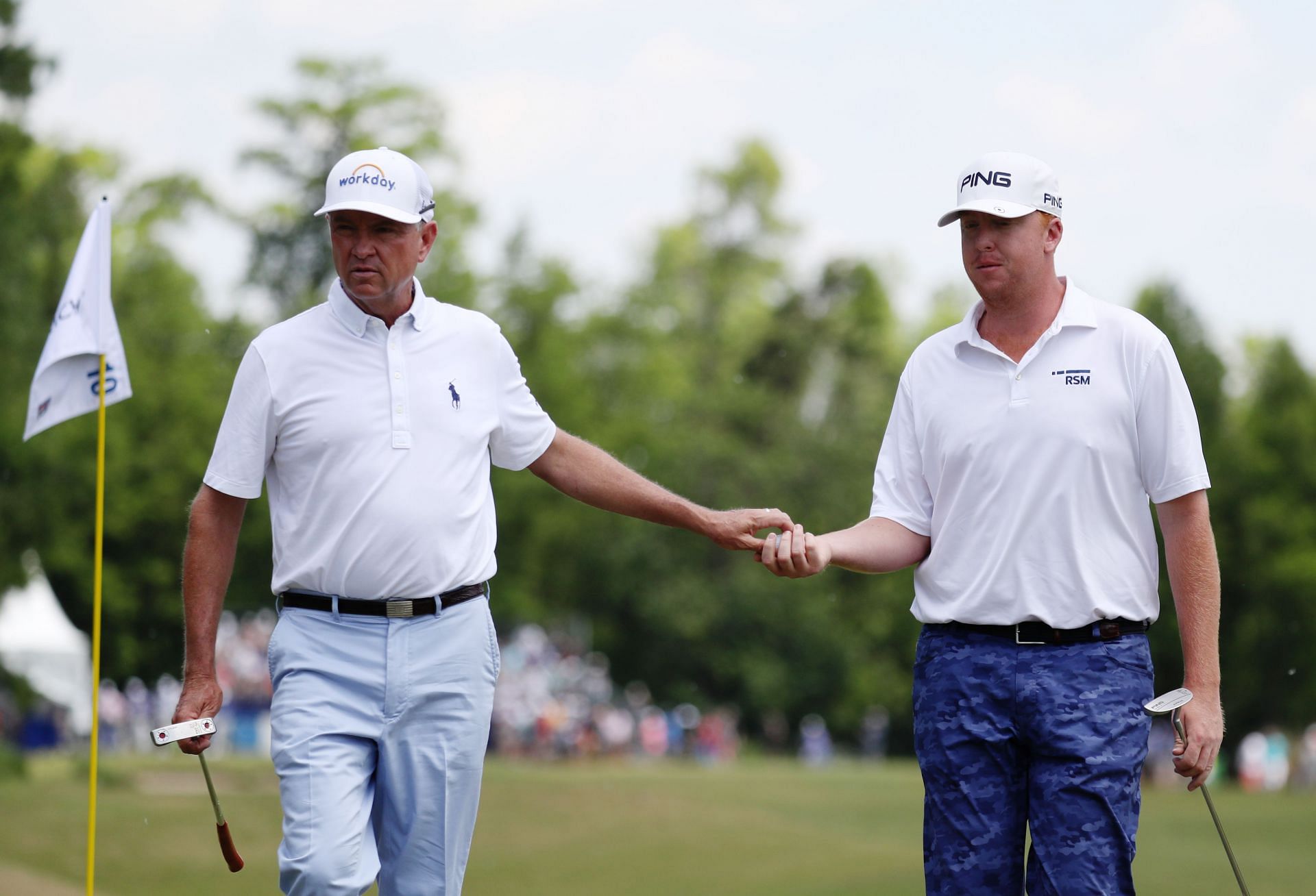 Davis Love III and his son Dru Love (Image Source: Getty)