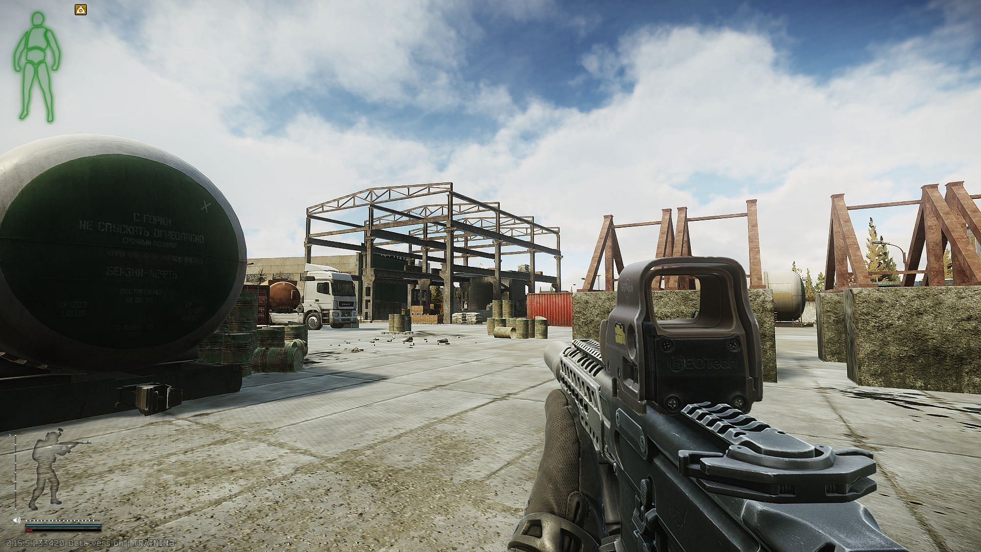 The Old Construction site on Customs (Image via Battlestate Games)