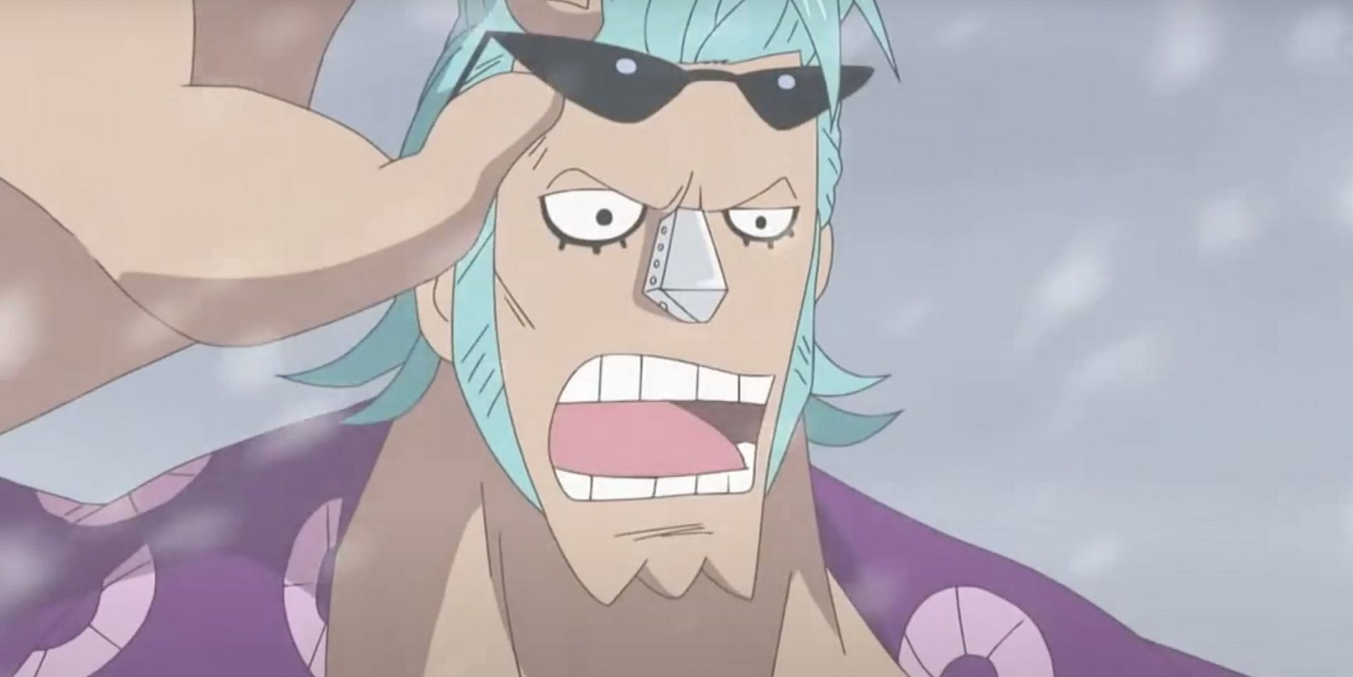 Franky as seen in anime (Image via Toei Animation)