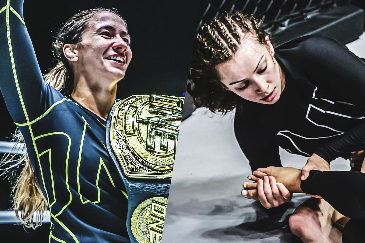 Mayssa Bastos and Danielle Kelly - Photo by ONE Championship