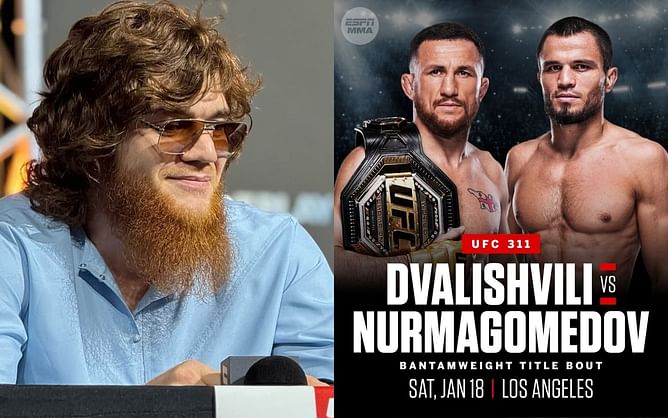 Shara Magomedov shares one-word reaction to Merab Dvalishvili vs. Umar Nurmagomedov announcement for UFC 311
