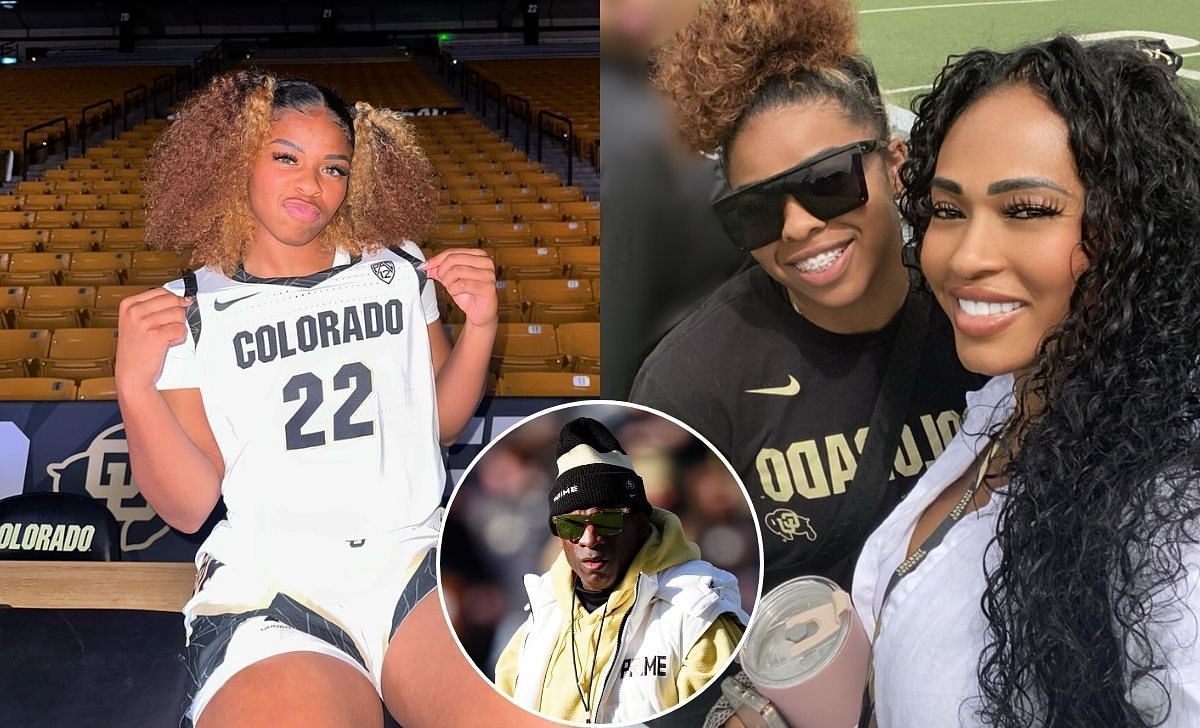 Pilar Sanders gets teased by daughter Shelomi Sanders