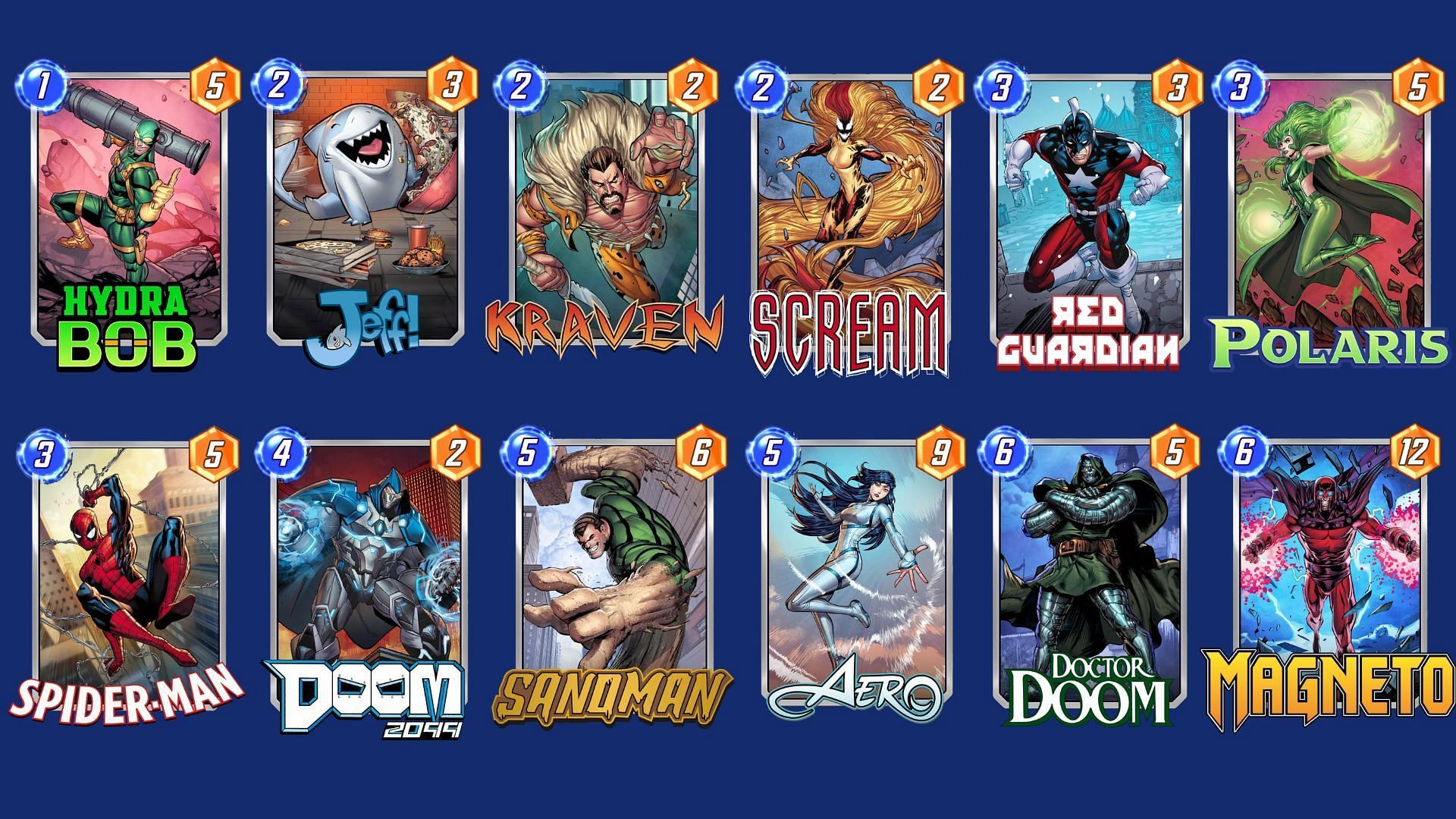 The Scream 2099 Deck is one of the best Marvel Snap Doctor Doom 2099 decks overall (Image via Nuverse)