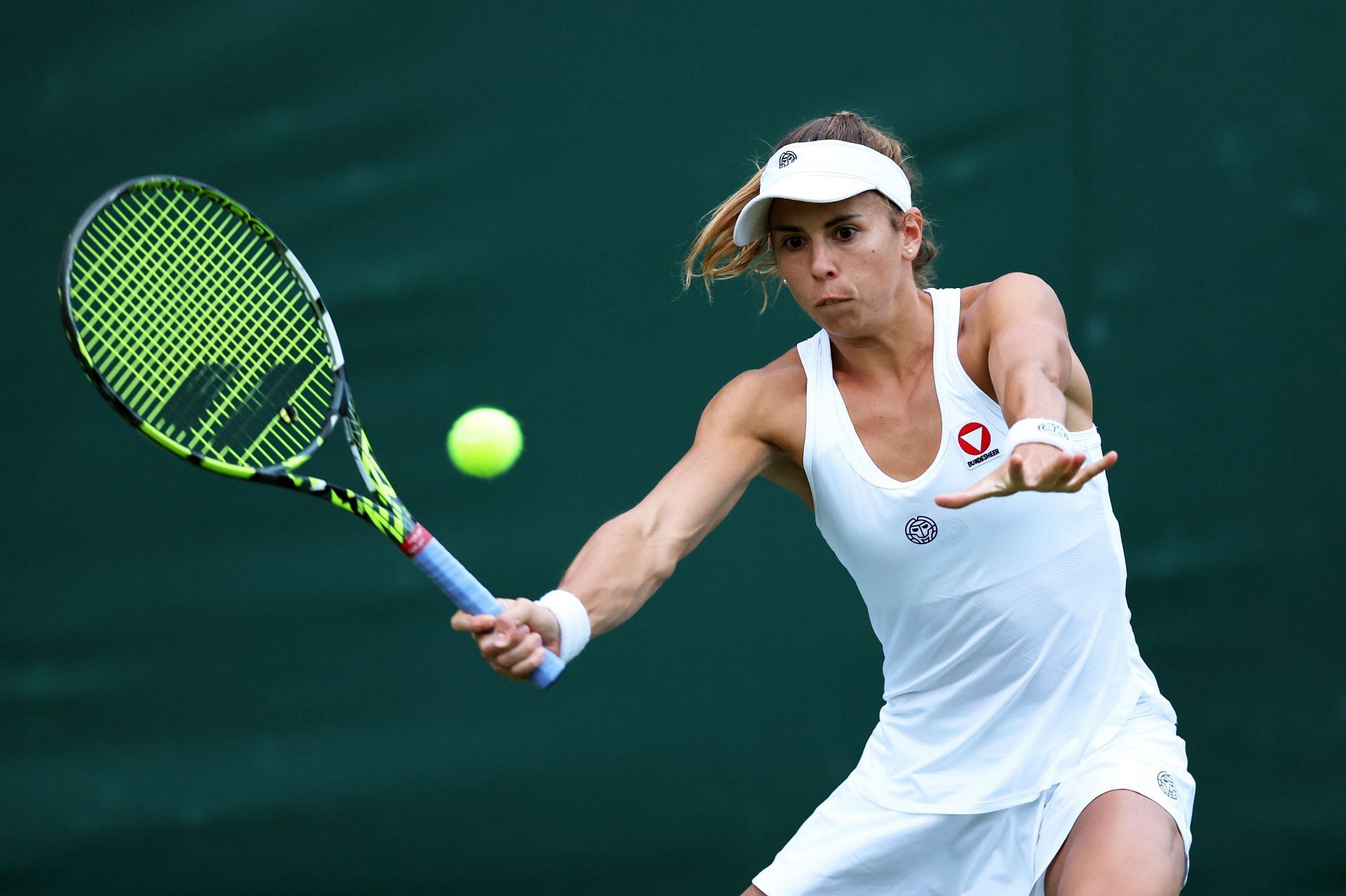 Julia Grabher at Wimbledon 2023. (Photo: Getty)