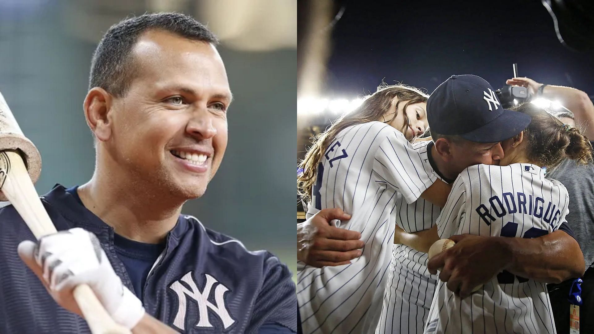 Former New York Yankees Slugger Alex Rodriguez &amp; His Children - Natasha &amp; Ella