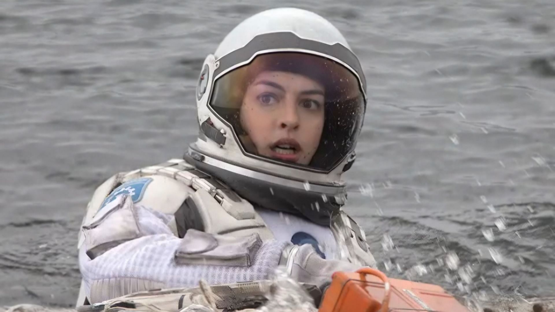 A still of actor Anne Hathaway from the film (Image via Instagram/@interstellarmovie)