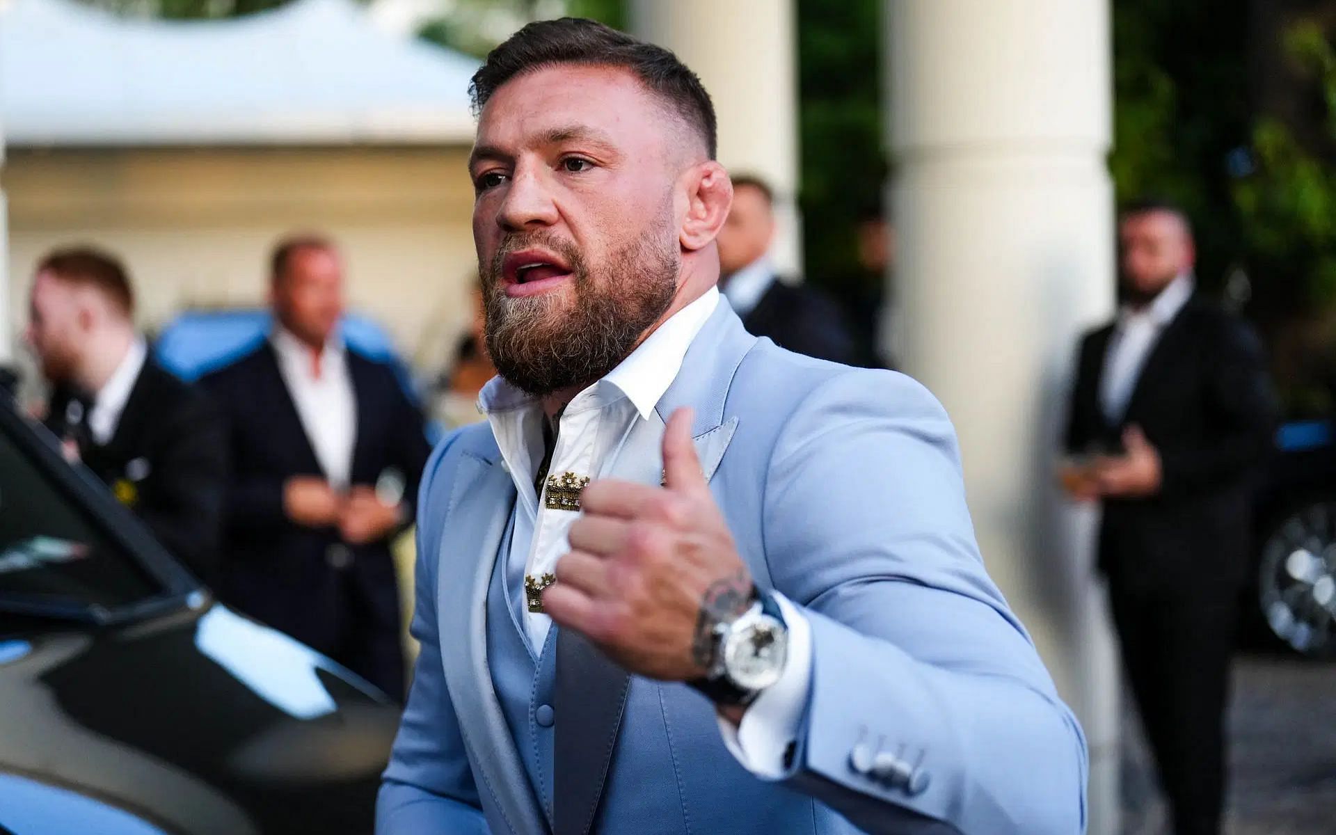 Conor McGregor (pictured) thanks fan for supporting him after being told he wastes his money [Image courtesy: Getty Images]