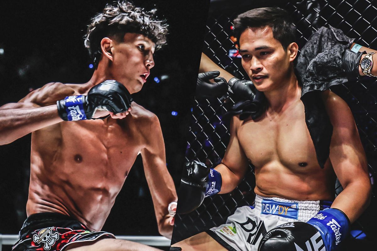 Nabil Anane (Left) faces Petchtanong (Right) at Lumpinee