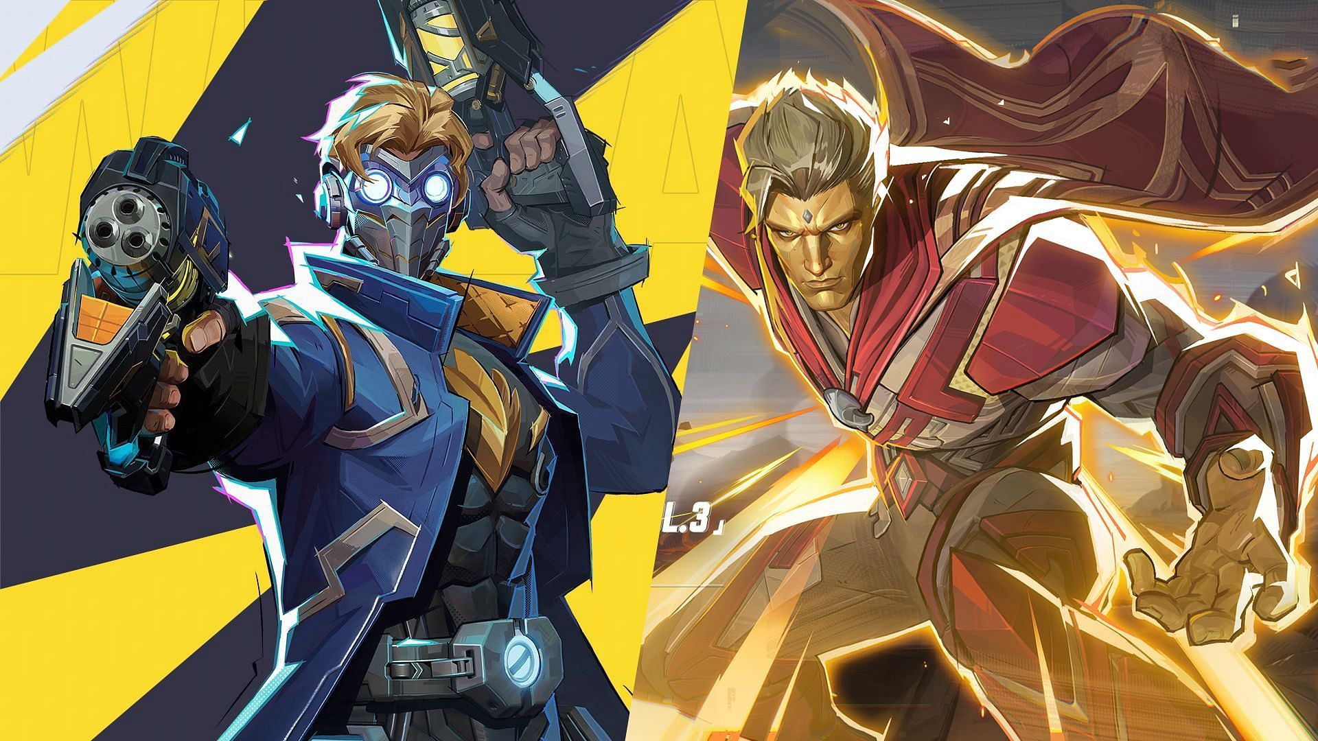 Star-Lord (Left) and Adam Warlock (Right) (Image via NetEase Games)