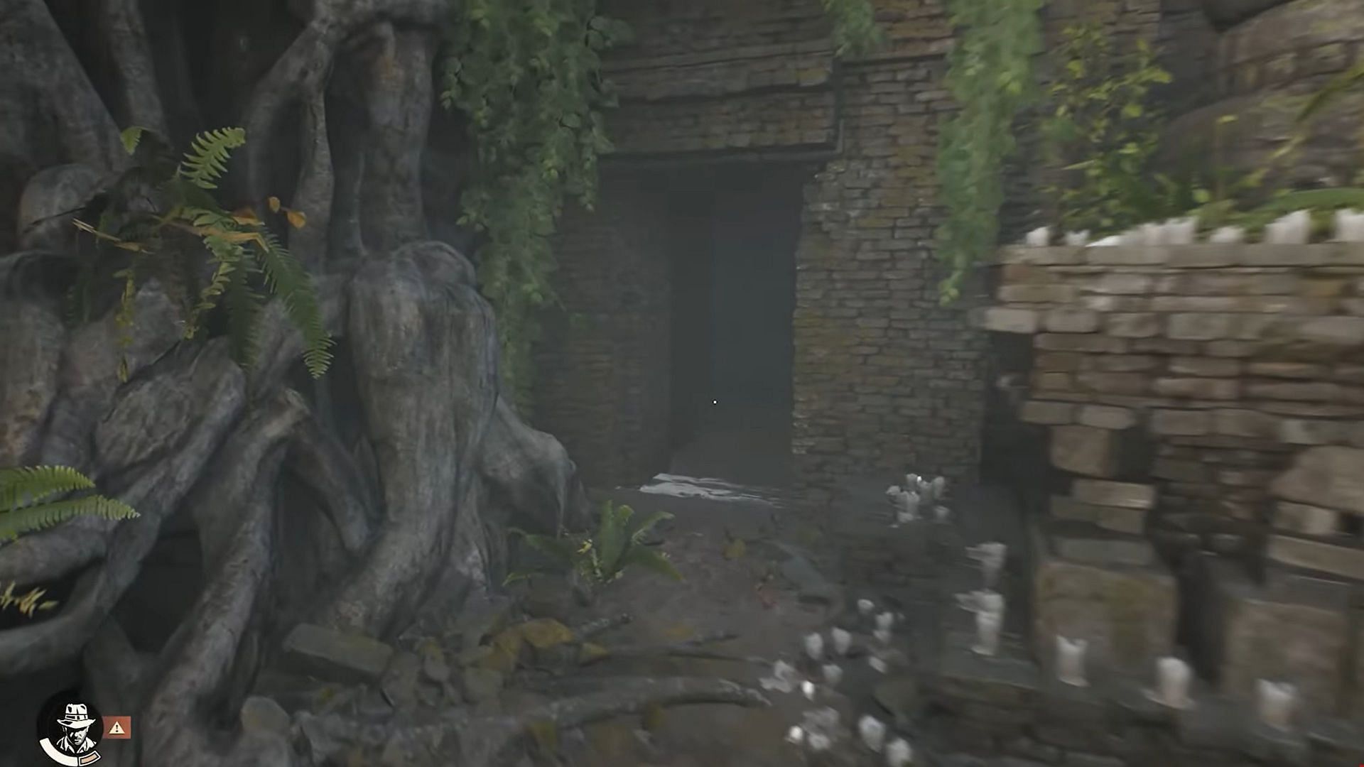 Unlock the passageway to the left of the main statue (Image via Bethesda Softworks/ YouTube@ Trophygamers)