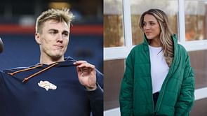 Bo Nix's wife Izzy drops 3-word reaction to Broncos QB's electrifying 250-yard, 3 TD performance in OT loss vs. Bengals