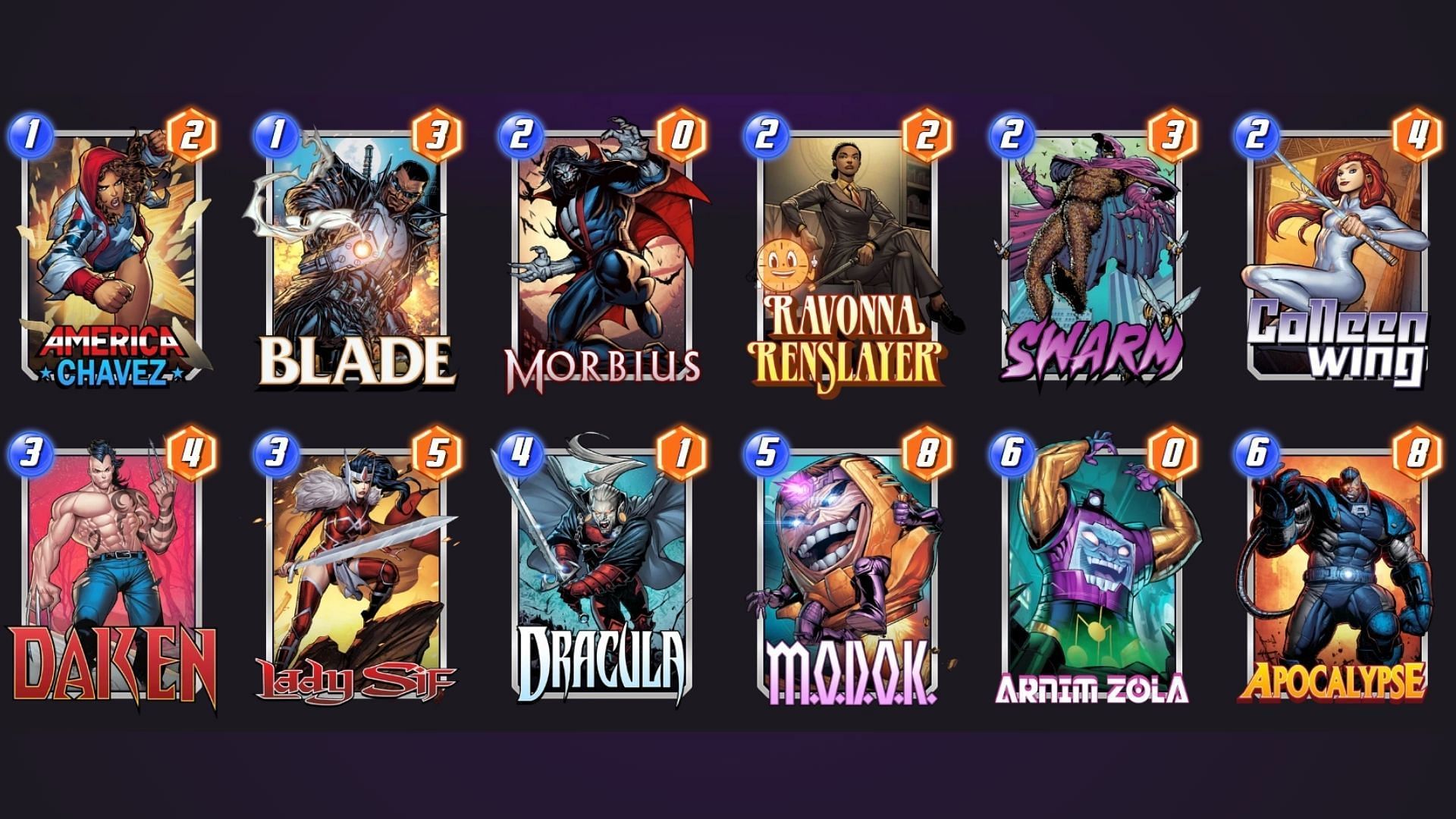 The Daken Zola Discard deck is a discard-oriented Marvel Snap Arnim Zola deck (Image via Nuverse)