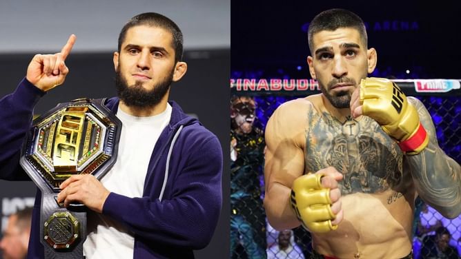 Ex-UFC champ explains why Islam Makhachev vs. Ilia Topuria could be "bigger than" Jon Jones vs. Tom Aspinall: "Give him his flowers"