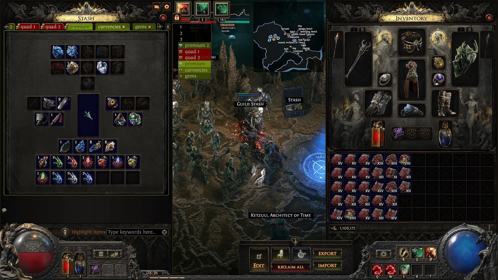 Currencies in Path of Exile 2 (Image via GGG)