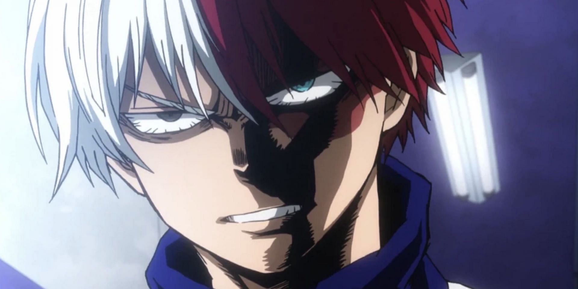 Shoto Todoroki as seen in anime (Image via Studio Bones)