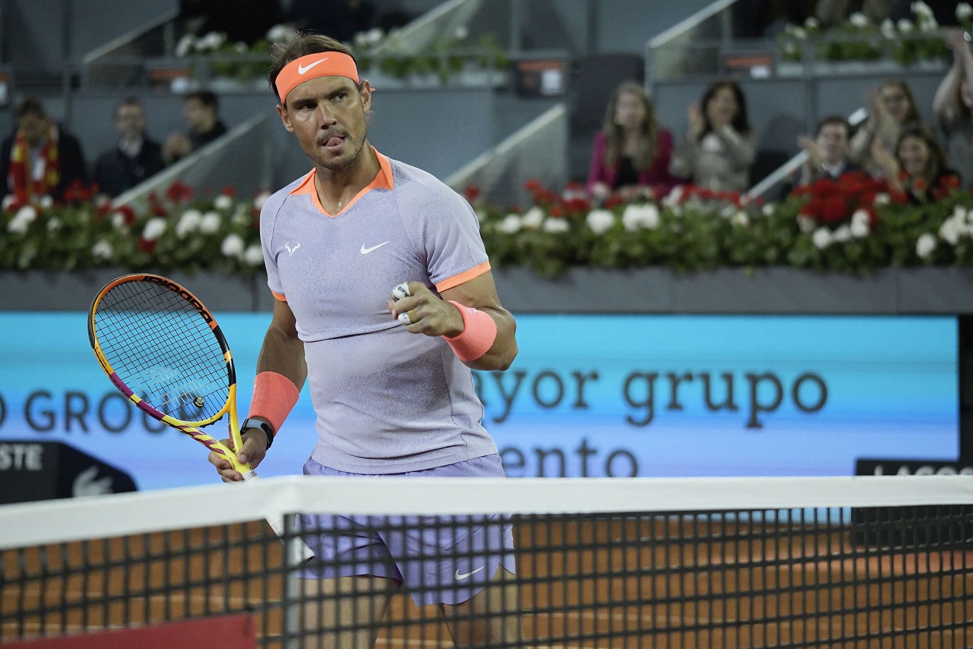 Rafael Nadal at the Madrid Open 2024. (Photo: Getty)